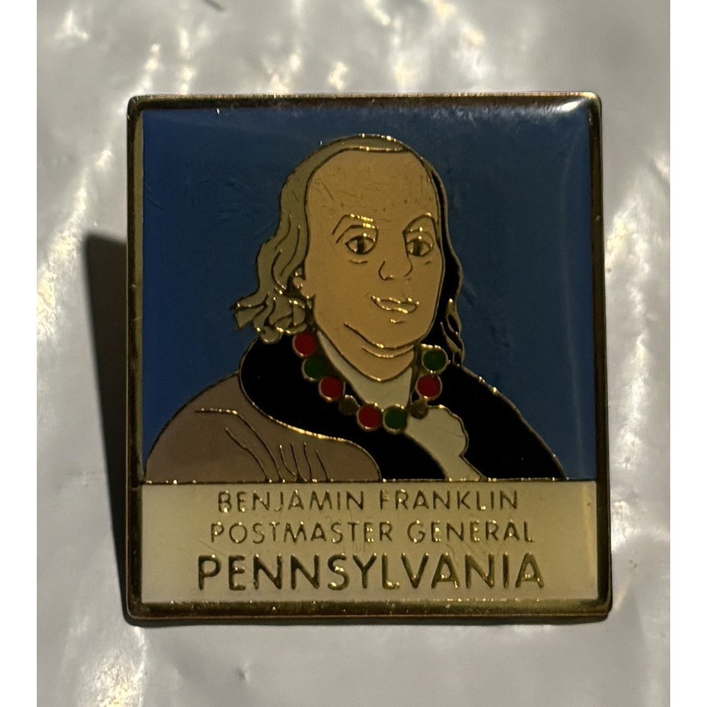 Benjamin Franklin Lapel Pin Pennsylvania‎ Postmaster General